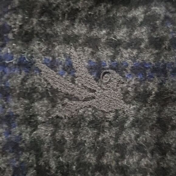 I Spiewak & Sons Wool Pea Coat with Houndstooth Pattern Size XL - Picture 7 of 16